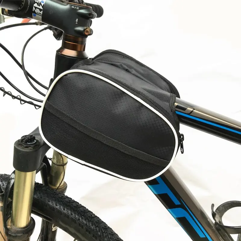 Waterproof Bike Bag Set, 3-Piece Wear-Resistant Cycling Accessories Bundle for Mountain Bikes with Top Tube Bag, Saddle Pouch & Frame Case, Bike Accessory