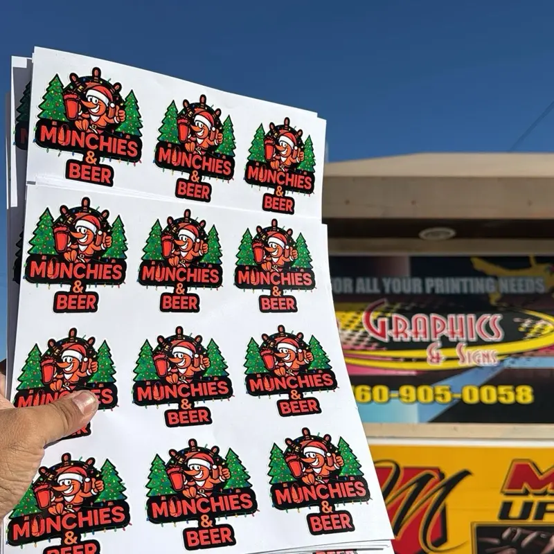 custom Sticker sheets (100 sticker count)