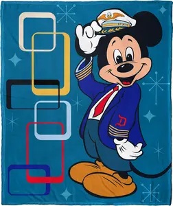 [SummerVibes] DISNEY CLASSIC Mickey Mouse Throw Blanket, All Seasons Flannel Fleece Blanket Soft Warm Blanket For Couch Sofa Bed Camping Travel