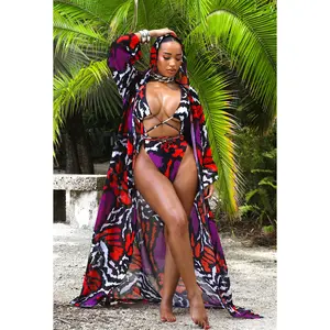 Gaia Hooded Cover Up - Le Feroce