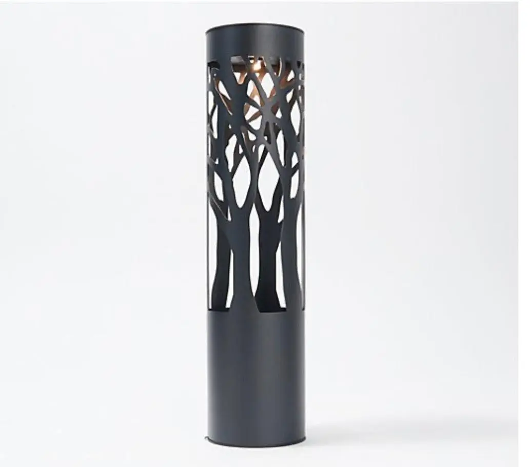 SmartYard 10-Lumen Solar Bollard Light with Tree Design LED 2-Pack