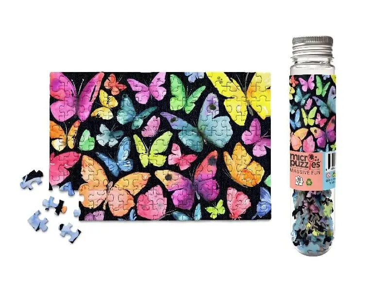 Butterfly Micro Puzzle Mini Jigsaw Stocking Stuffer Fun Butterflies