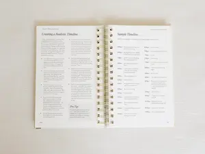 Wedding Planner & Wedding Workbook, 12 Month Undated Planner