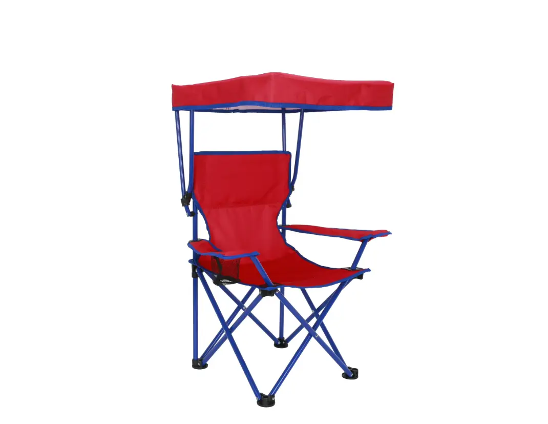 Kids Folding Canopy Chair with Safety Lock, 125 lb Capacity, Portable