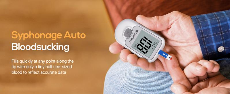 Linksun G-425-1 Blood Glucose Monitor Kit, 100/50 Test Strips &100/50 Lancets, 1 Blood Sugar Monitor, 1 Lancing Device, Diabetes Testing Kit, No Coding,500 Memory, Control Solution, Large Display, Glucometer for Home Use Healthcare TikTokShopBlackFriday Linksun G-425-1 Blood Glucose Monitor Kit, 100/50 Test Strips &100/50 Lancets, 1 Blood Sugar Monitor, 1 Lancing Device, Diabetes Testing Kit, No Coding,500 Memory, Control Solution, Large Display, Glucometer for Home Use Healthcare TikTokShopBlackFriday