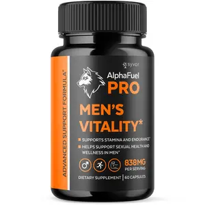 (1 Pack) AlphaFuel Pro Male Support Formula Supplement Alpha Fuel Pro 60 Caps