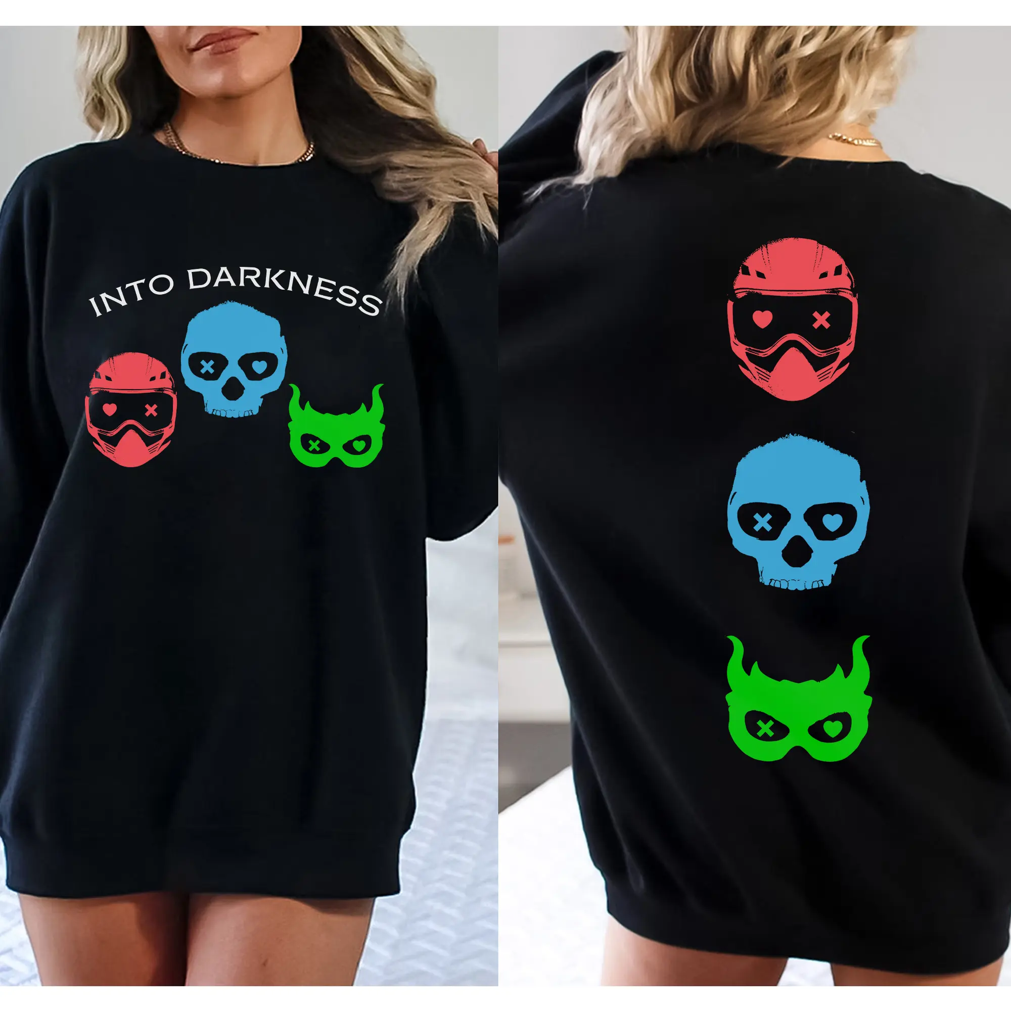 Into Darkness Series by Navessa Allen Sweatshirt, Lights Out, Caught Up, Game On, Trilogy Book Series Sweater, New Release Book Shirt