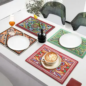 Mandala Multi-Style Collection DIY Diamond Painting Table Mat | Handmade Decor Kit Home Dining Table Creative Gift