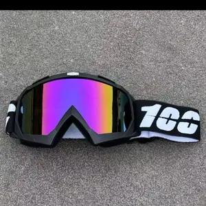 Motorcycle Goggles for Men – MX Motocross Sunglasses, Safety Protective Riding Glasses, Night Vision Helmet Goggles (Newest 100)