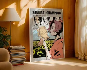 Samurai Champloo Anime Poster | Vintage Manga Art Print
