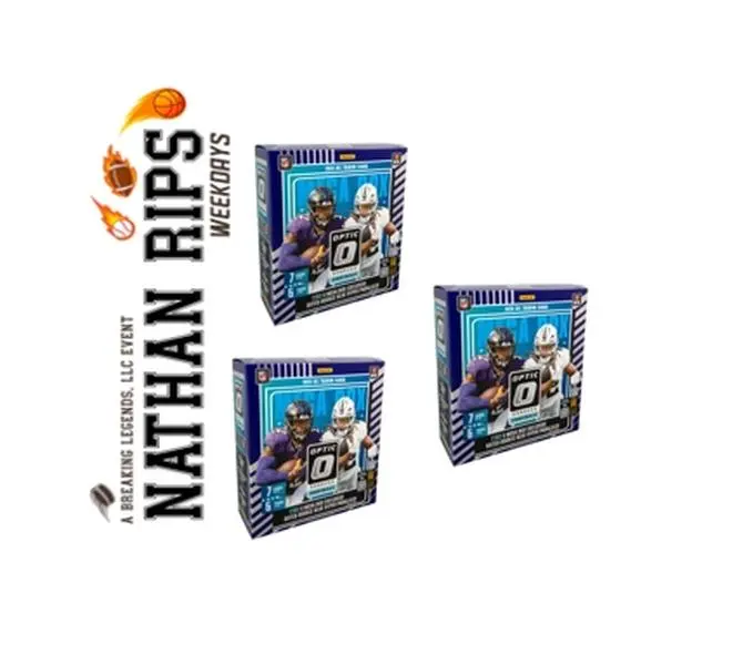 BRN - 71253 - (3) BOX *** DUTCH AUCTION *** PYT - (3) 2025 Donruss Optic Blaster Boxes! Hunt Rooks & SSPs!!!