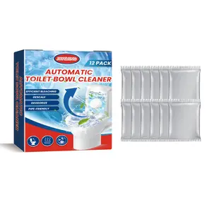 Toilet cleaning effervescent tablets, household descaling, deodorizing, and stain-removing toilet cleaner