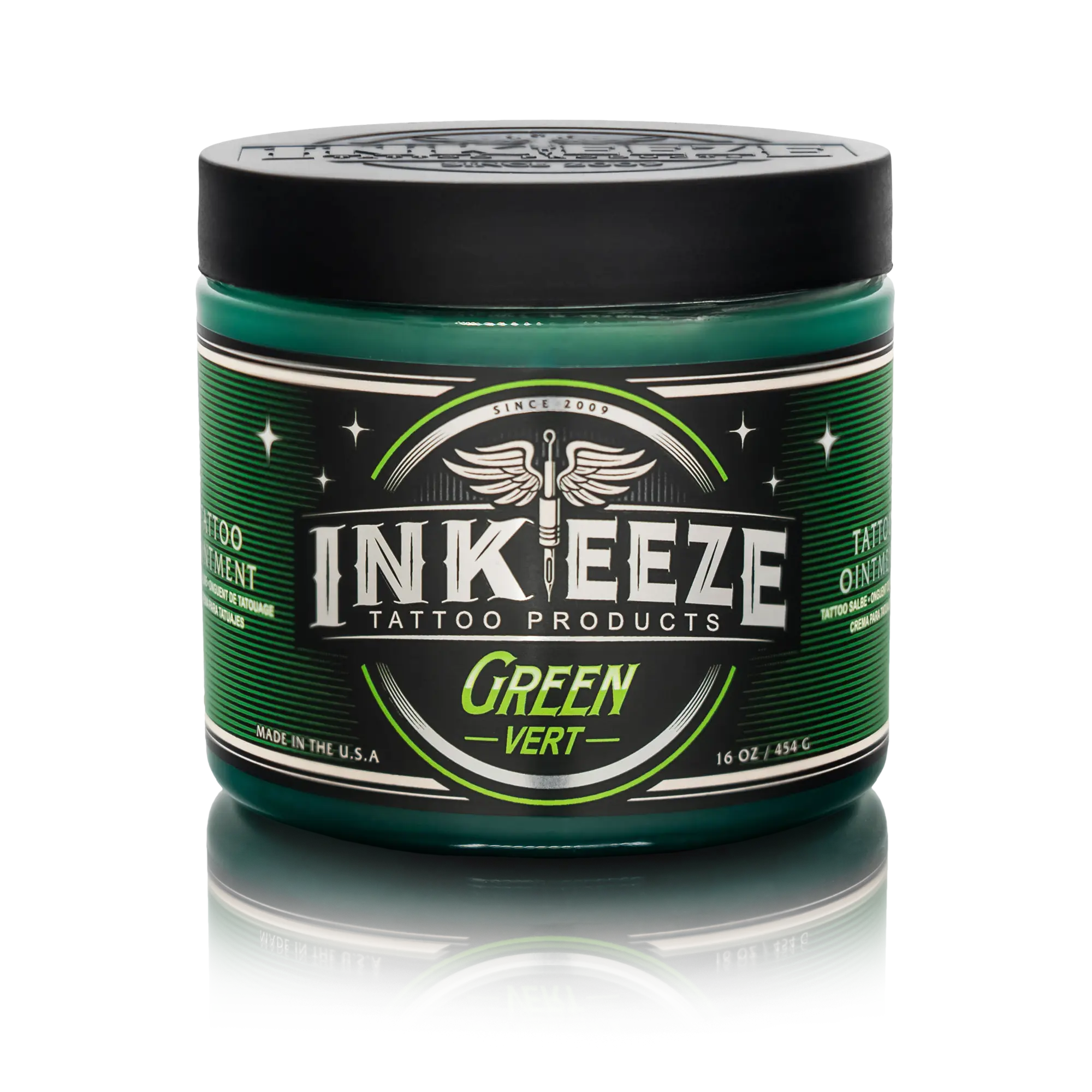 INKEEZE Green Tattoo Ointment - 16oz Jar INKEEZE Green Tattoo Ointment - 16oz Jar