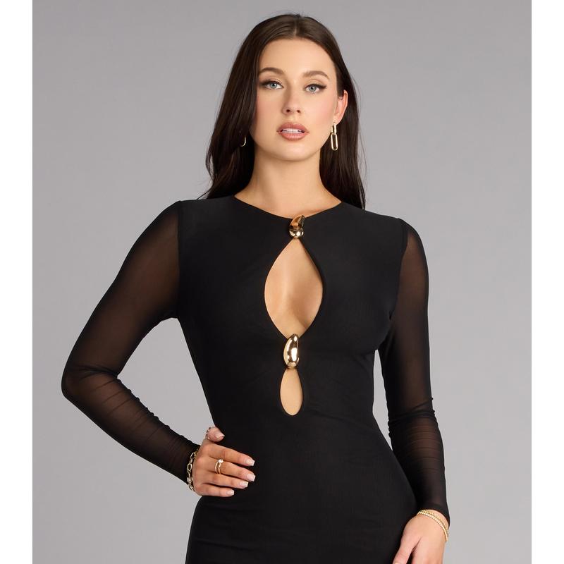 Shania Mesh Mermaid Formal Dress