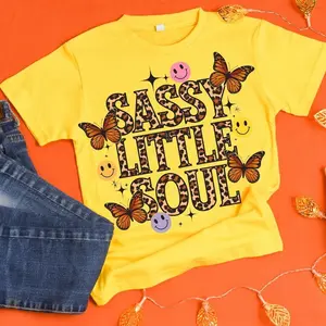 Sassy Little Soul Leopard - DTF Transfer - Direct to Film Transfer - THIS IS NOT A T-Shirt or Digital Product