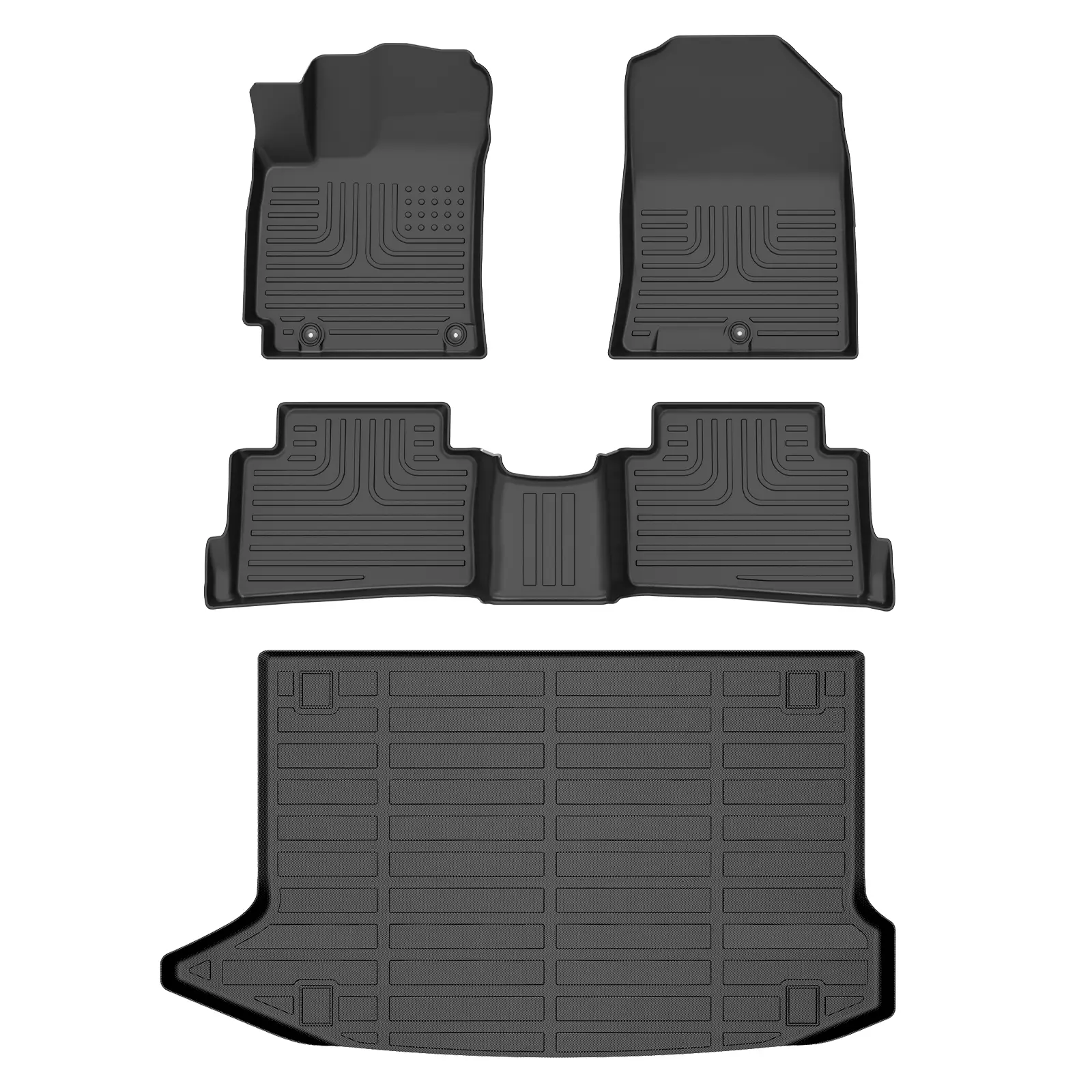 Depituu For Hyundai Kona 2018-2023/ Kona N 2022-2023 (Not Electric Models) Floor Mats & Cargo Liners, All Weather Floor Mats,Waterproof Anti-slip Durable Floor Mats Car Accessories Autos Protector Automotive,auto accessories,car essentials,car accessories
