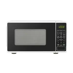 Mainstays 0.7 Cu ft Countertop Microwave Oven, 700 Watts, Black, New