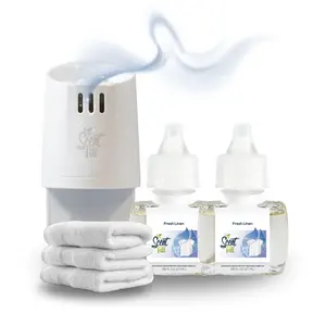 Fresh Linen Plug in Refill Air Freshener Starter Kit