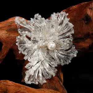 Hibiscus Brooch