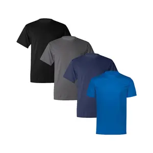 Augusta Sportswear Men's Nexgen Wicking T-Shirts, Multi Pack Polyester Bulk Jersey Undershirts - 7 Different Color Crewneck Tees