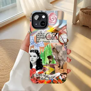 Wonderful Wizard of Oz Retro Collage Phone Case for iPhone - Vibrant Movie-Themed Design with Iconic Characters & Quotes, Durable Protection for Film Fans & Apple Users, Compatible with iPhone 11/12/13/14/15/16 (Pro Max/Plus) Cover Smartphone