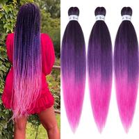 FR36 Purple Ombre Braiding Hair 3 Packs