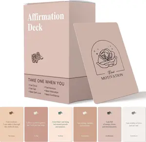 Positive Affirmation Cards for Women 120 Cards 6 Themes | Daily Affirmations for Inspiration Mindfulness Self Care | Uplifting Gift for Women