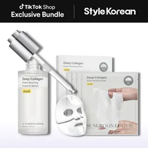 [Sungboon Editor] Deep Collagen Duo Set (Cream in Serum, Gel Mask) Volufiline, Hydrating & Smoothing, Bouncy skin