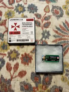 Resident Evil Anti-Virus Serum Vial – Umbrella Corp Replica