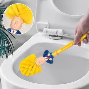 Cute Yellow 360° Deep Cleaning Toilet Brush | Anti-Mold Quick-Dry Non-Scratch | Ergonomic Grip Bathroom Toilet Bowl Cleaner