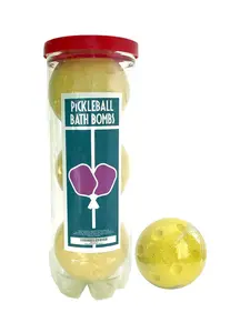 Pickleball Bath Bombs - 3 Pack - Large, 6 oz Scented Bath Bomb Fizzies - Great Gift for Players, Women, Girls, Birthdays, Coaches, Opponents, Tournaments, Women Leagues Body Care Body Wash Comfort Skin Care Skin Repair Aroma Soap Cleansing
