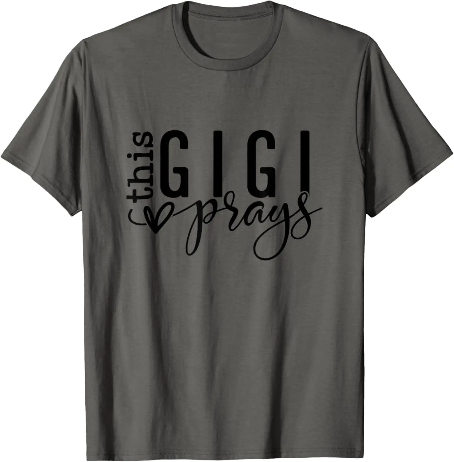 This Gigi Prays Retro Blessed Gigi Grandma Mother's Day T-Shirt