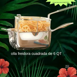 olla freidora con cesta
