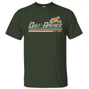 Gulf of America Shirt, Gulf Coast Shirt, Texas Mississippi Florida Beach Crewneck Unisex Cotton T-shirt for Men for Women