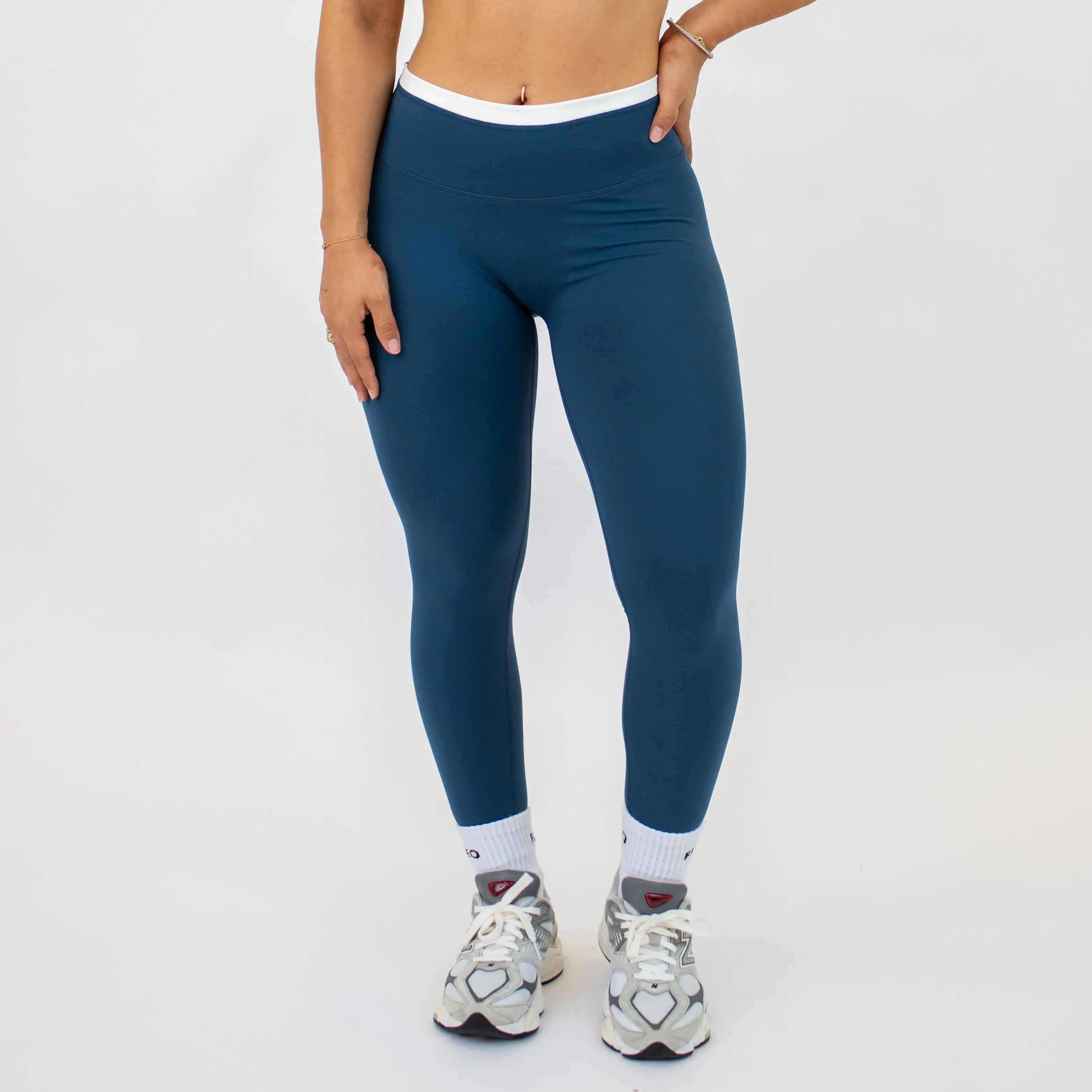 Contrast Core Legging 25" - No Front Seam - High Rise