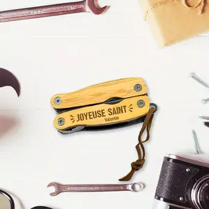 1pc Needle-Nose Pliers Folding Pocket Multi-Tool (Custom Engraved) - Ultimate Groomsmen Gift, Best Man Wedding Present, Dad's Father's Day Survival Tool, Perfect for Birthdays, Christmas & Thanksgiving