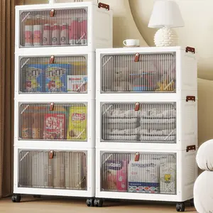 Easy Install Baby Closet, Children Clothes Storage Cabinet, Plastic Nursery Organizer Box, Home Bedroom Storage Solution