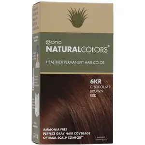 6KR Chocolate Brown Red Heat Activated Hair Dye With Organic Ingredients 120 mL / 4 fl. oz.