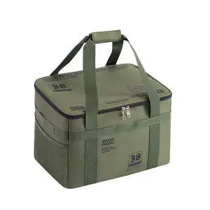 Collapsible Storage Box 30/42L – Foldable Camping Organizer & Outdoor Storage Bin for Gear, Kitchen Utensils, Cookware – Heavy Duty Tactical Storage Container for Camping, Picnic, Car Trunk & Home Use