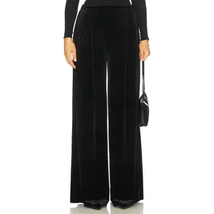 Norma Kamali Mens Pleat Pant in Black