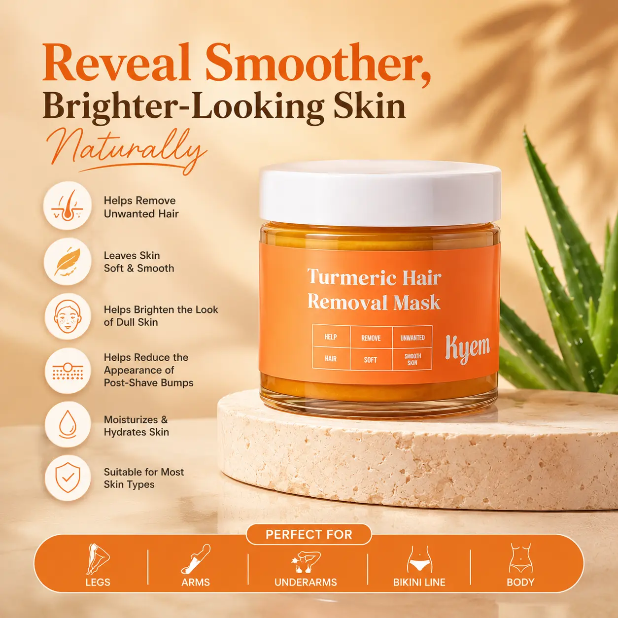 Hair Removal Mask Gentle Nourishing Moisturizing Cream Body Care