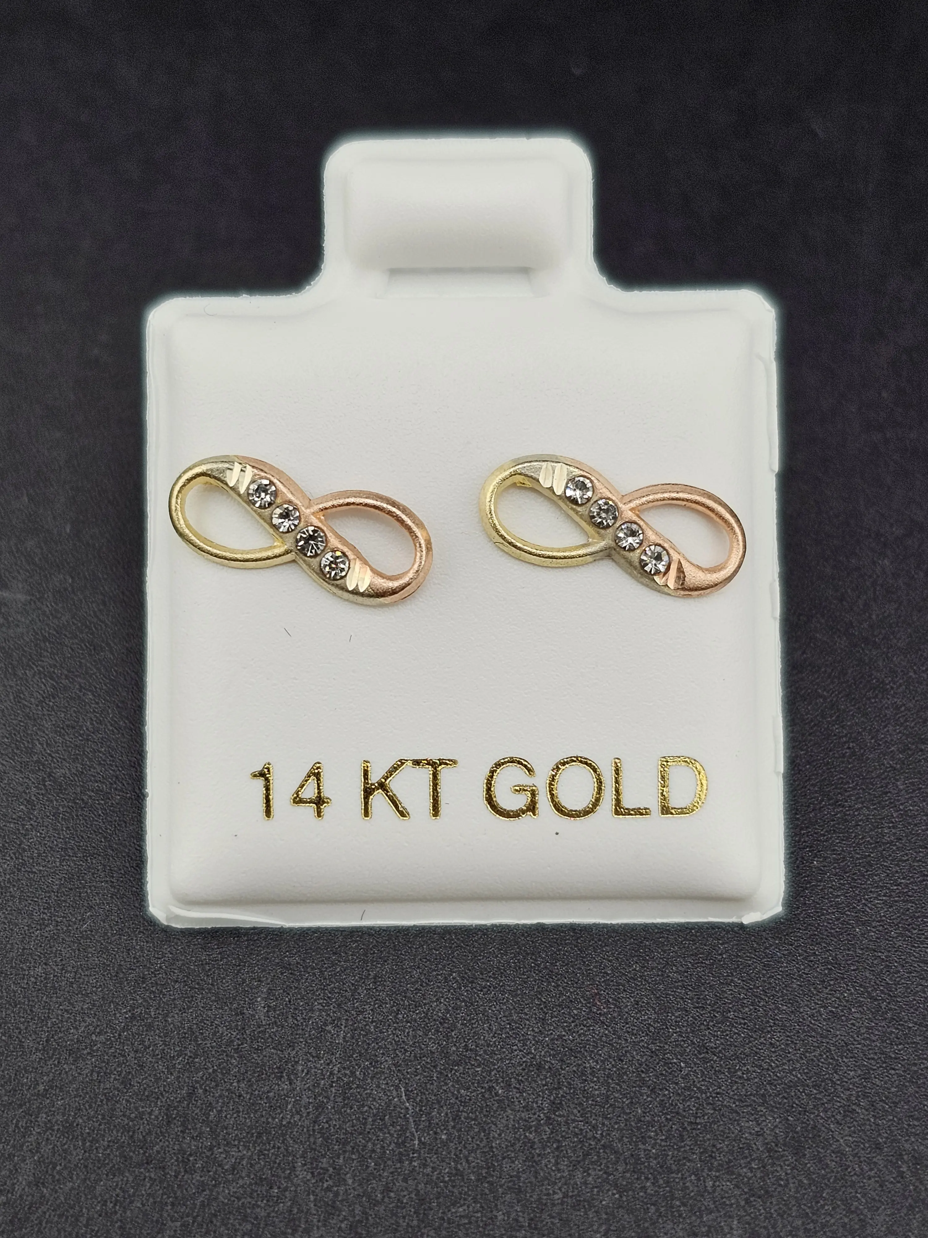 14K Gold Earrings - Infinity