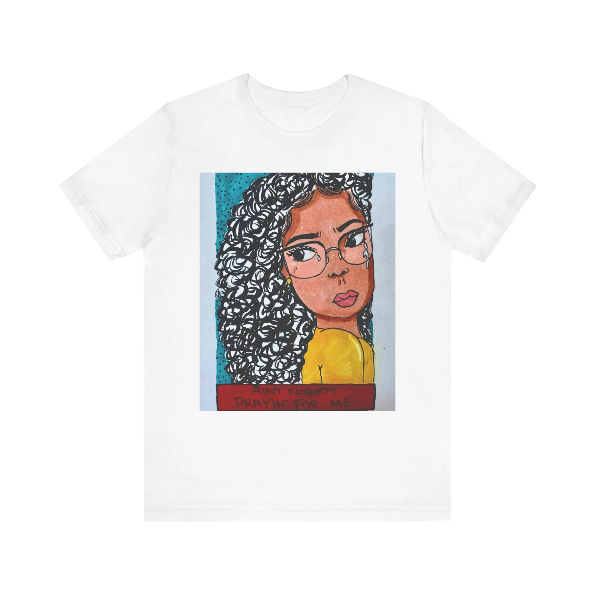 Artistic Short Sleeve Tee - Confident Girl Graphic, Cute Tee, Unisex Shirt, Gift for Her, Summer Fashion, Casual Wear