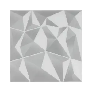 Jeedeson White Kitchen Backsplash Tile 12″x12″ Peel and Stick Tile Backsplash