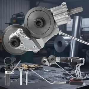 Heavy Duty Metal Shear Drill Attachment - Industrial Alloy Cutter for Sheet Metal & Tin Plate, Auto Body Repair Tool, Quick-Change Adapter for Drills, Rust-Resistant, Durable Cutting Head, Non-Slip Grip