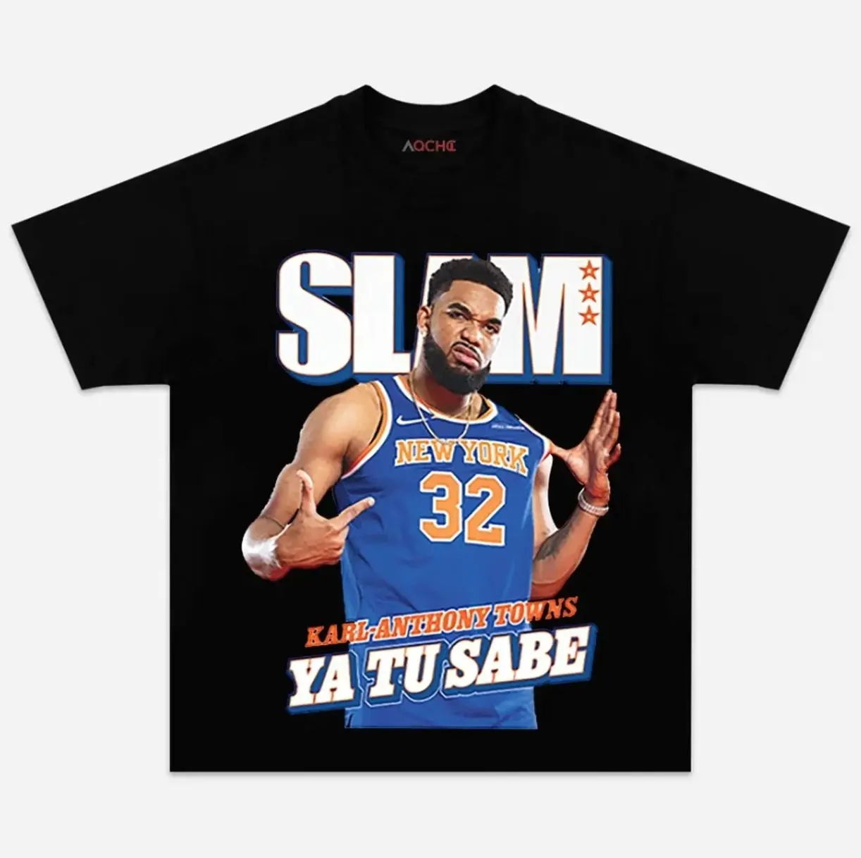 Karl-Anthony Towns Youth And Adult T-Shirt And Sweatshirt Graphic Tees Tees Graphic Shirts Vintage Karl-Anthony Towns Slam Ya Tu Sabe Graphic Tee Basketball Fan Gift Retro Streetwear Unisex Casual Fashion Statement Style 8