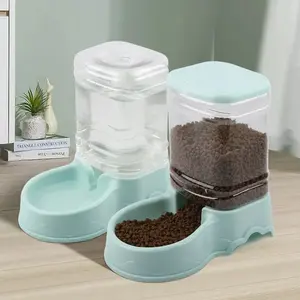 Automatic Feeder - 3.5L Automatic Pet Feeder Wate Food Dispenser for Small Medium Large Cat Dog Water Drinking Drinker Dish Small Medium Dog Feeding
