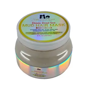 Gifteds Hair Dead Sea Mud Hair Mask - Deep Conditioning Treatment for All Hair Types - Infused with Vitamin Pro B5, Aloe Vera & Rosemary Essential Oil