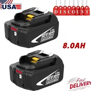 8.0Ah 18V For Makita LXT Lithium-Ion BL1830 BL1850 BL1860 Tool Battery high quality NEW