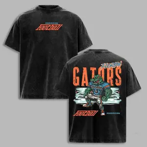 Florida Gators Game Day T-Shirt, Vintage Washed Tee, Retro College Football Graphic Shirt, Acid Wash Lightweight Soft Cotton Top, Streetwear Casual Unisex Outfit, Gift for Gators Fans